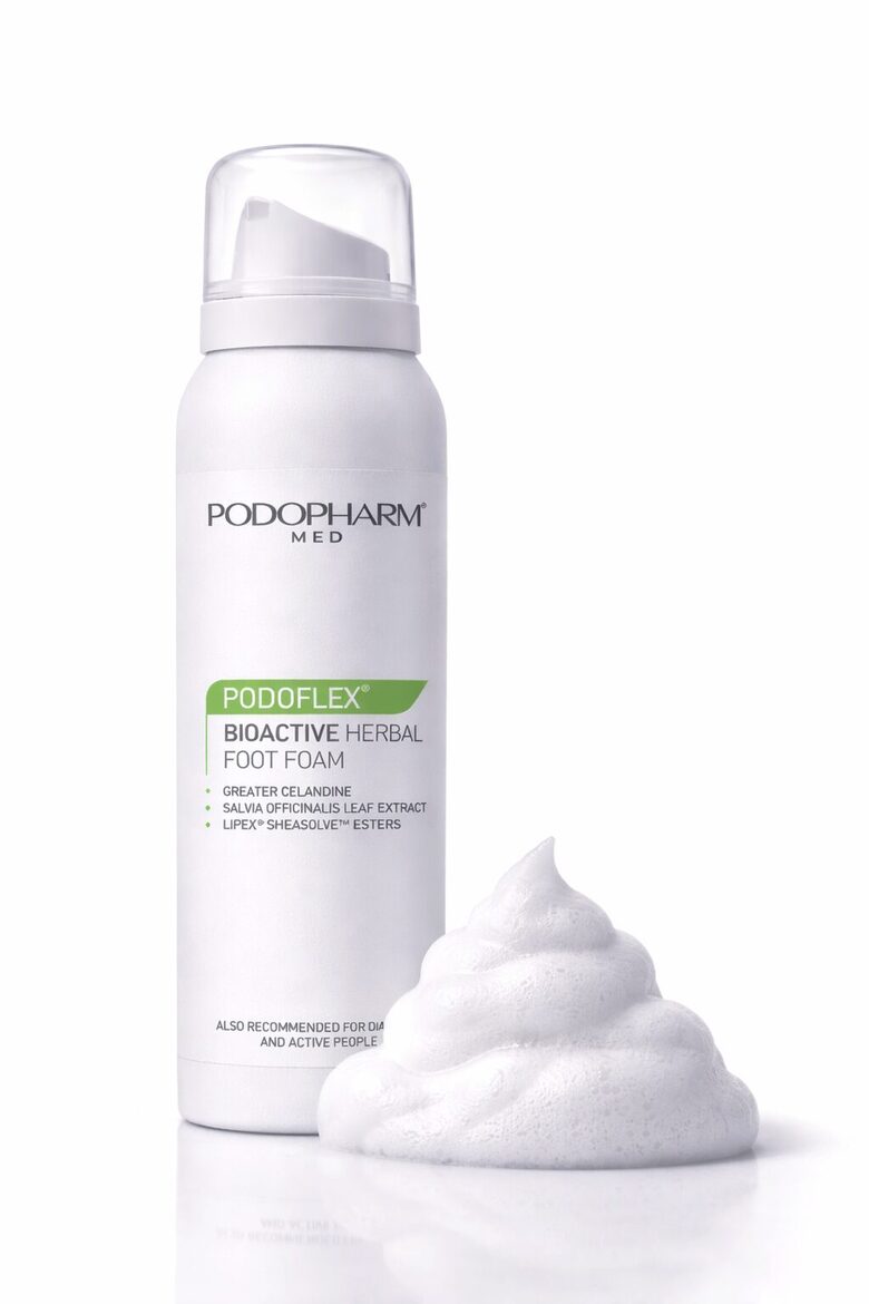 PODOFLEX® Bioaktīvas augu izcelsmes kāju putas, 125ml