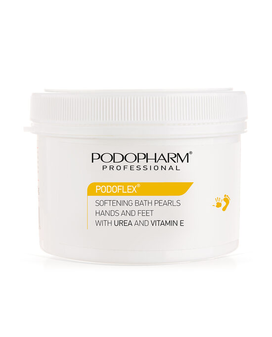 PODOFLEX® Mīkstinošas roku un kāju vannas pērles ar urīnvielu un E vitamīnu, 400 g