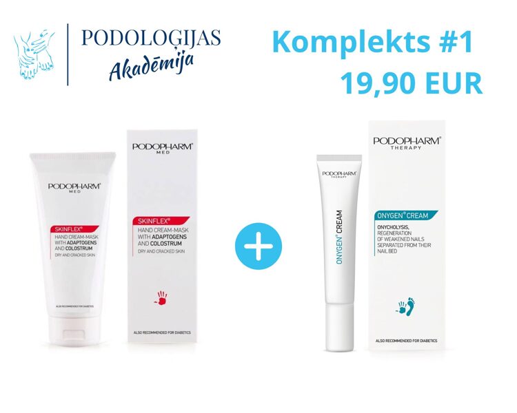 Komplekts #1 / SKINFLEX® Roku krēms-maska ar adaptogēniem un jaunpienu + ONYGEN® Krēms